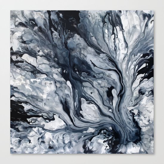 Abstract Oil Canvas Print