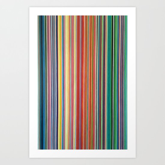 STRIPES 31 Art Print