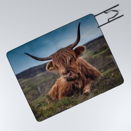 Scottish Highland Cow | Scottish Cattle | Cute Cow | Cute Cattle 03 Picnic Blanket