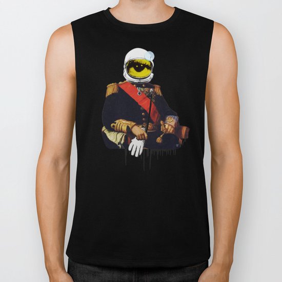 Space General Eye Man Biker Tank