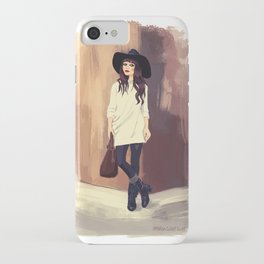 Fashionable Lady iPhone Case