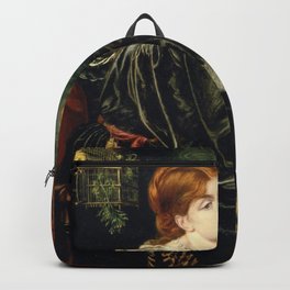 Dante Gabriel Rossetti - Veronica Veronese Backpack | Poster, Wallart, Artprint, Vintage, Illustration, Painting, Decor, Old, Delawareartmuseu 