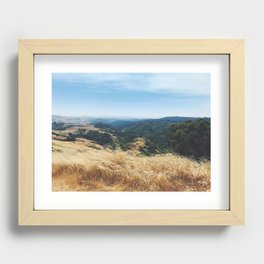 Moraga-Corliss Hills Recessed Framed Print