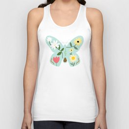 All the good things butterfly sky blue Unisex Tank Top