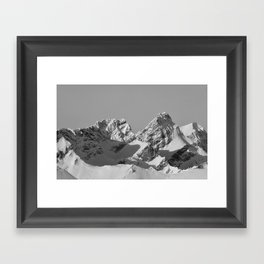 Winter Alpine Framed Art Print