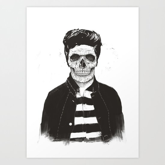 Death fashion Art Print