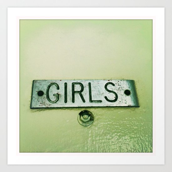 Girls Art Print