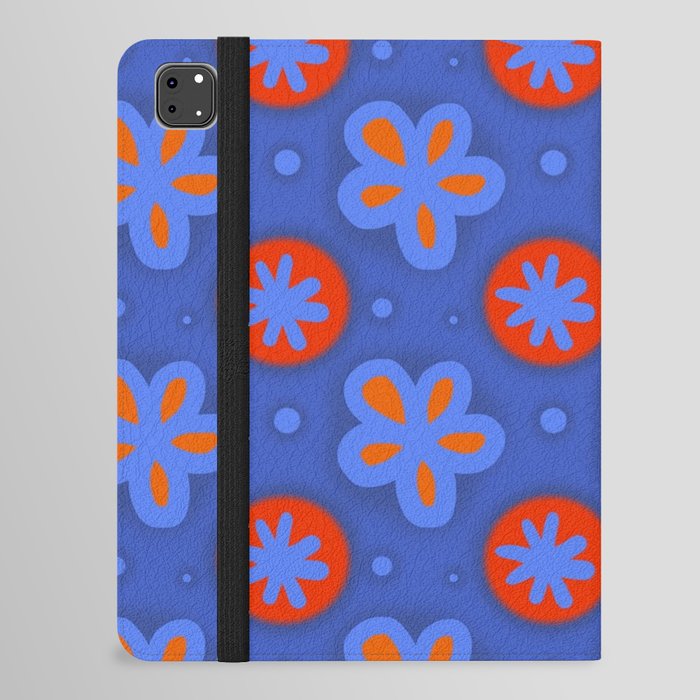 Flowers and Dots 1 iPad Folio Case