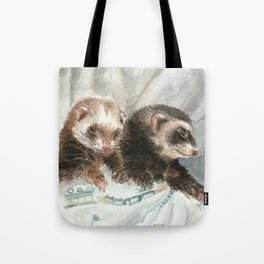 Lovely ferrets Tote Bag