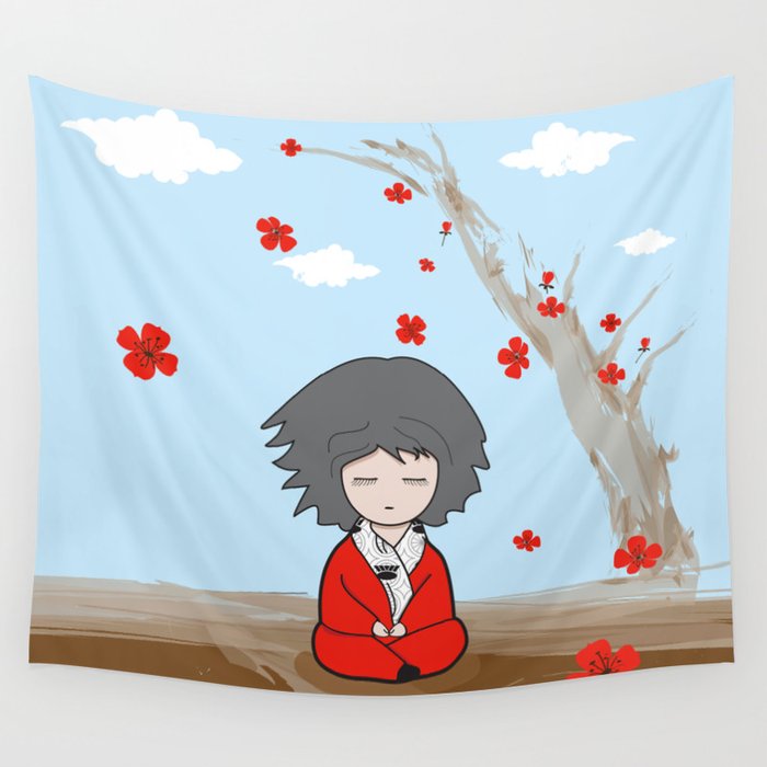 Zen state of mind Wall Tapestry