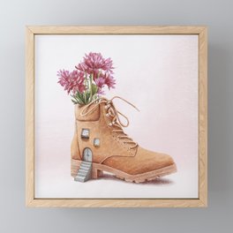 Shoe House Framed Mini Art Print