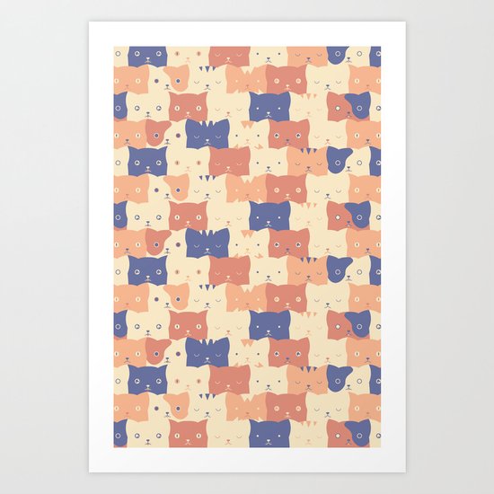 Clowder Art Print