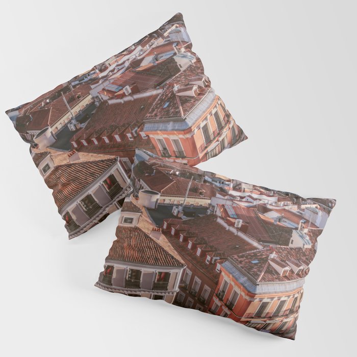 Spain Photography - Madrid Seen From Above Pillow Sham