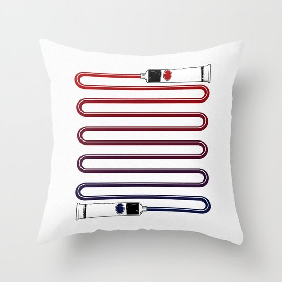 Neutral. Throw Pillow