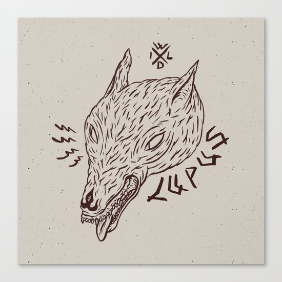 wildbeasts #3 - LUPUS Canvas Print