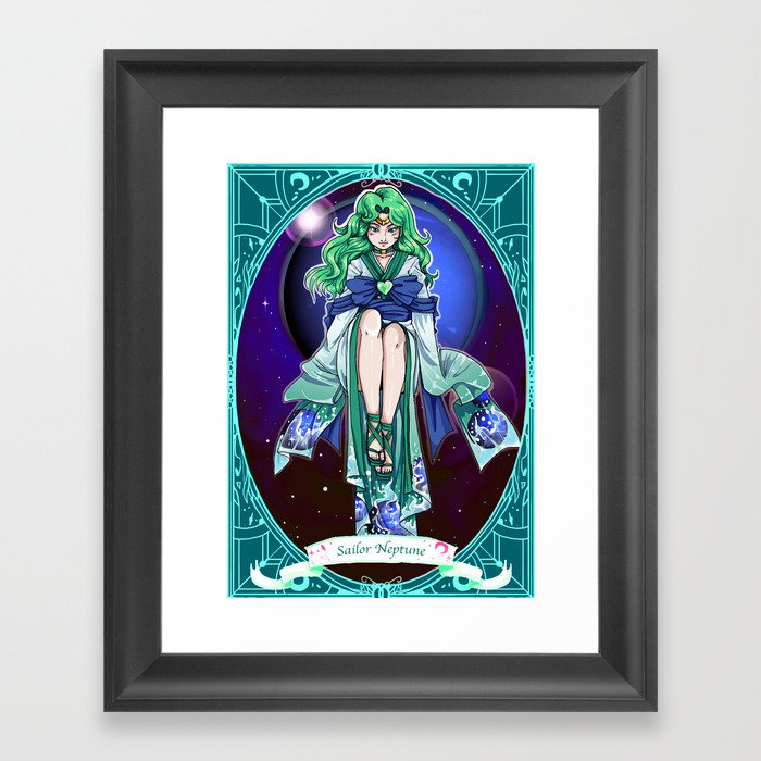 Sailor neptune Framed Art Print