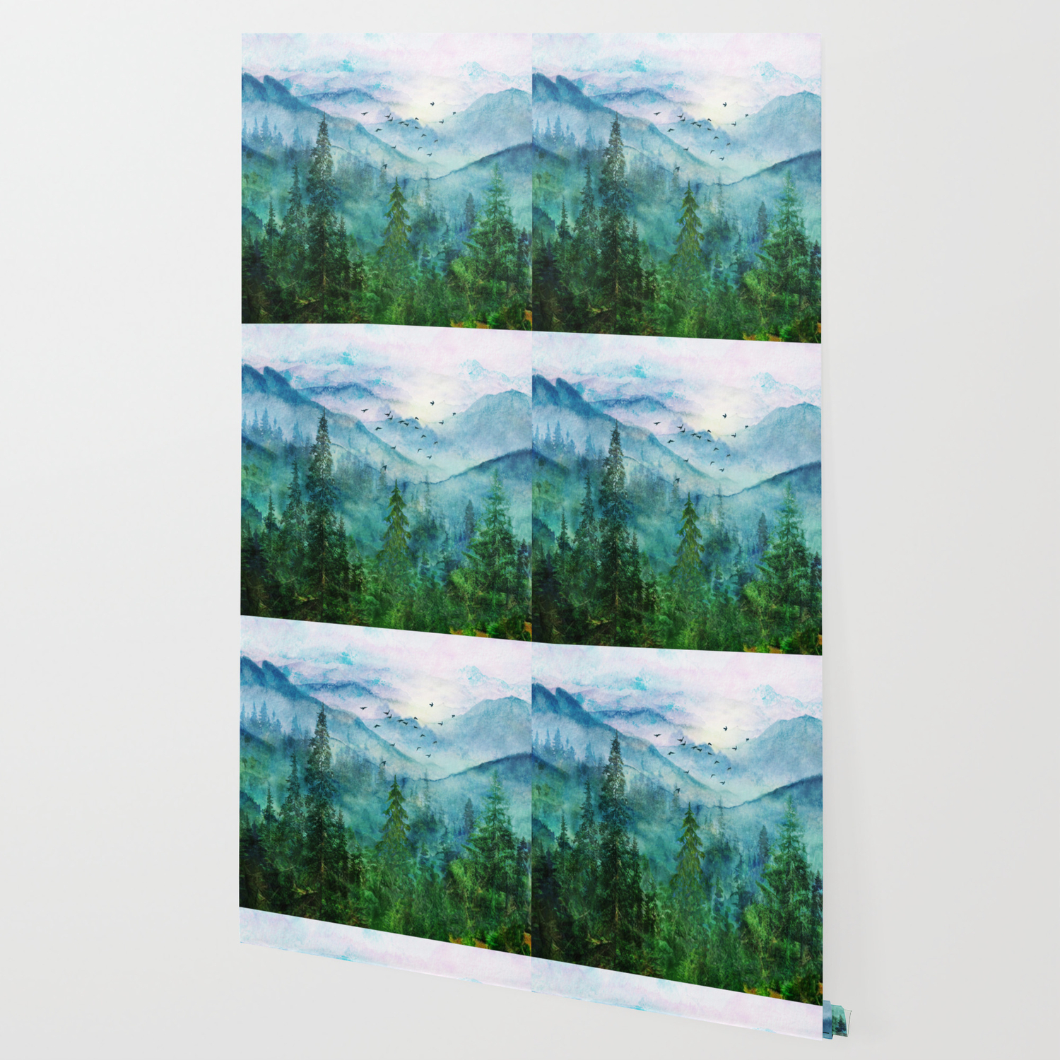 Spring Mountainscape Wallpaper By Nadja1 Society6