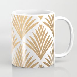 Art Deco Pattern in Gold Coffee Mug