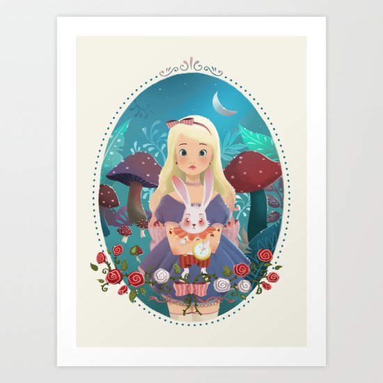 Alice in Wondeland Art Print