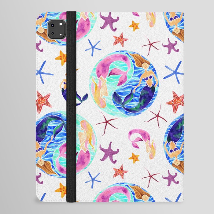 Yin Yang Mermaids iPad Folio Case