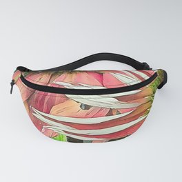 Echinacea I Red coneflowers art and decor  Fanny Pack
