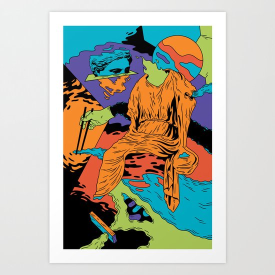 Fireplace Art Print