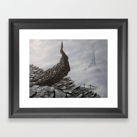 mimicking stones Framed Art Print