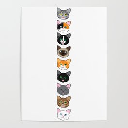 Happy Cats Poster