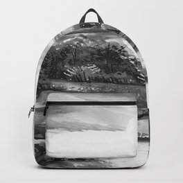 Black and white landscape 5 Backpack