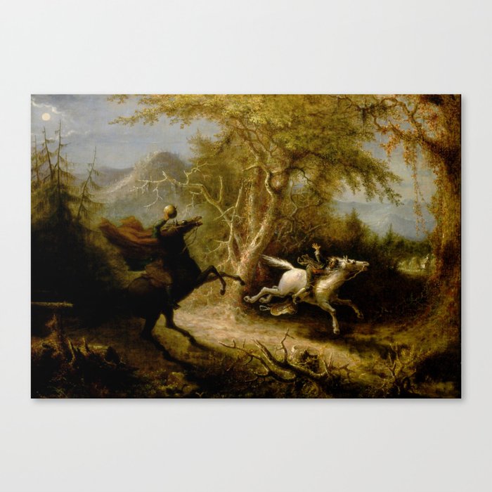 John Quidor Legend Of Sleepy Hollow Headless Horseman Pursuing