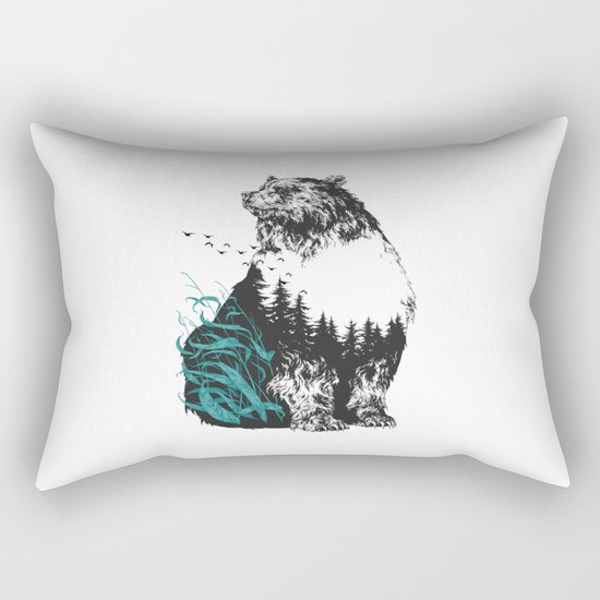 Bear Trip Rectangular Pillow