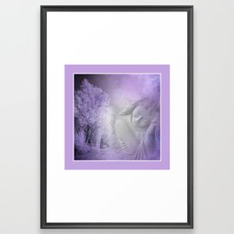 sleeping angel Framed Art Print