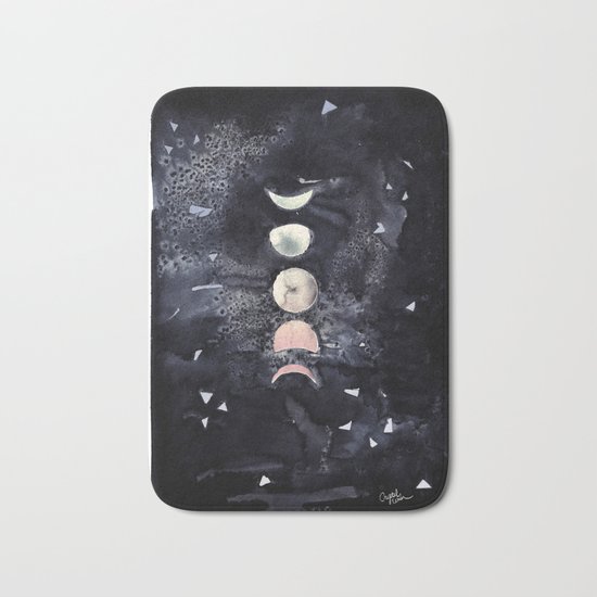 Moon Phases Bath Mat