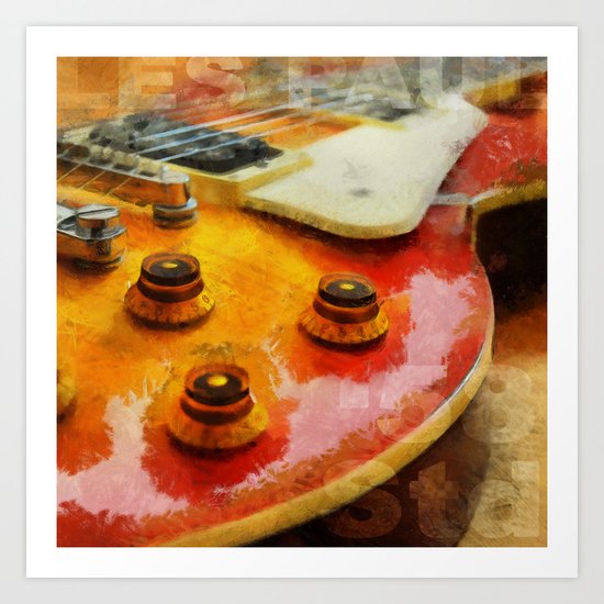 Les Paul Std 1958 Vos Art Print