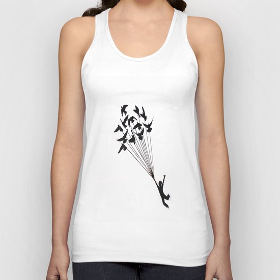 Children Fly Pigeon Unisex Tank Top