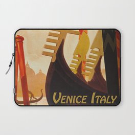 Venice Italy Vintage Travel Laptop Sleeve