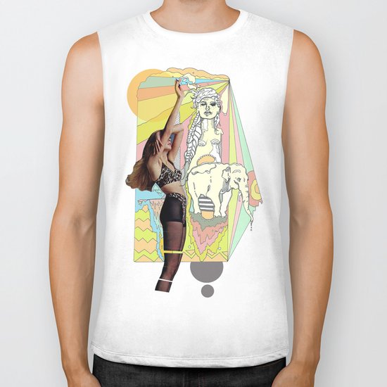 native elephant Biker Tank