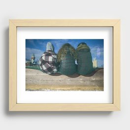 Three peas in a pod Recessed Framed Print