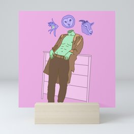 Three-Headed Portrait Mini Art Print