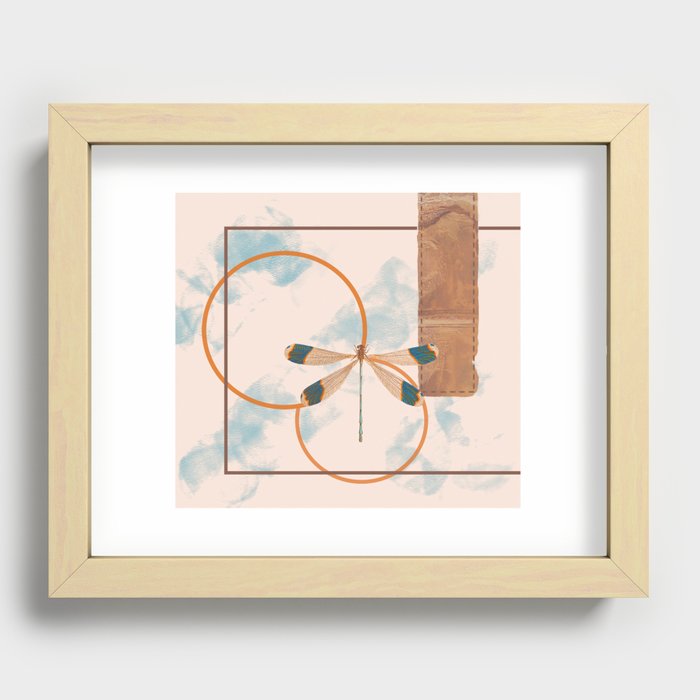 dragonfly Recessed Framed Print