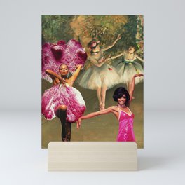 Seeing Double of Diana Ross ft. Two Ballerinas Mini Art Print
