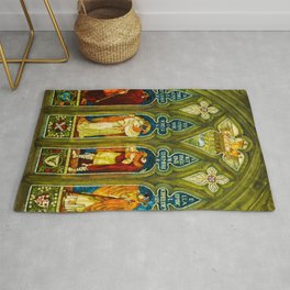 Religious paw Penguin  Dog cat royal Hen cock Rug