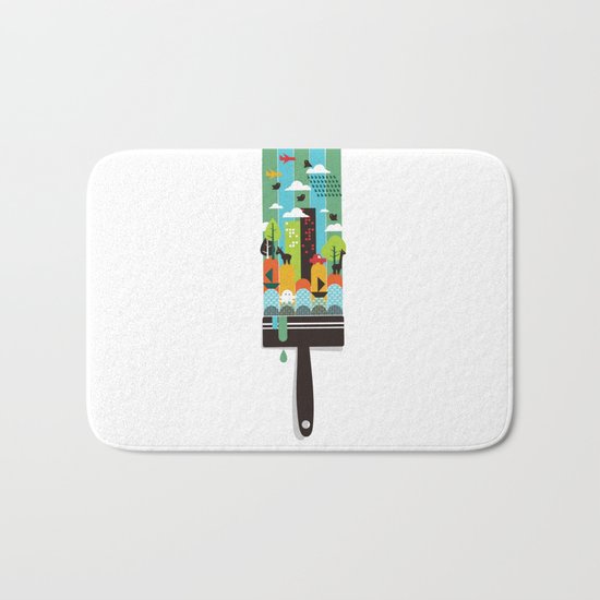 Paint your world Bath Mat