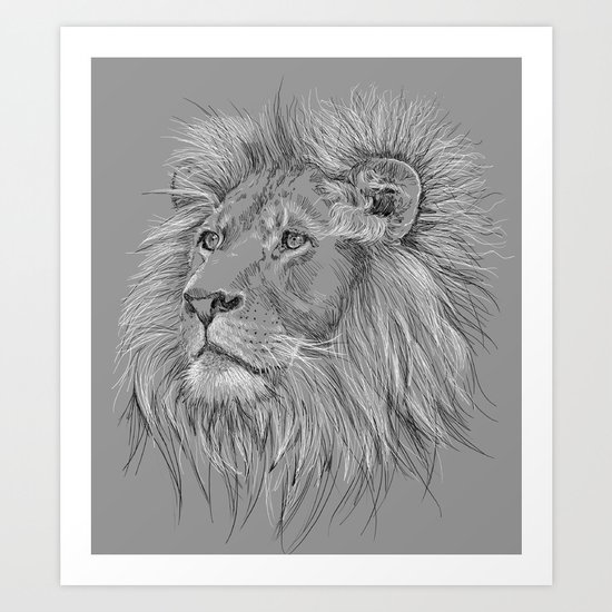 Lion Art Print