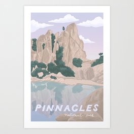 Pinnacles National Park Art Print