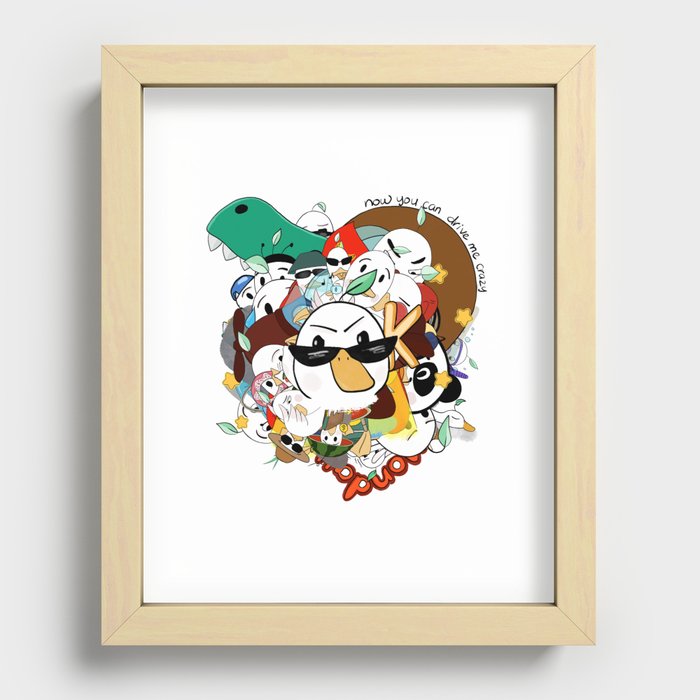 Madness Doo Doo Duck 03 Recessed Framed Print