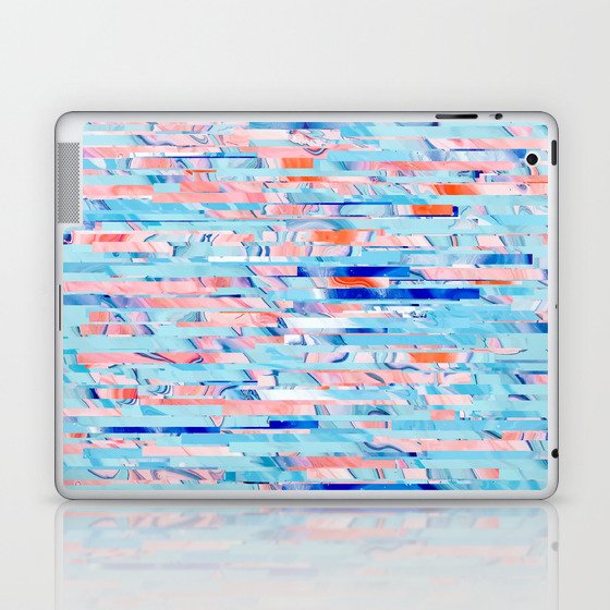 Peaceful Enchantment | Abstract Digital Collage Painting | Eclectic Boho Graphic Design Laptop & iPad Skin