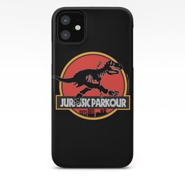 Jurassic Parkour iPhone Case