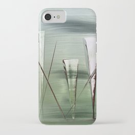 Pastures New ~ 'Reeds of Change' Collection by Clare Boggs iPhone Case
