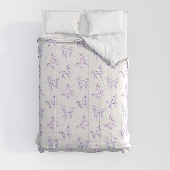 Unicorn Print Comforter
